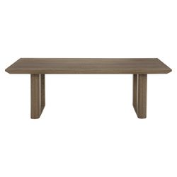Signature Design by Ashley Serene Bay Dark Brown Rectangular Aluminum Casual Coffee Table