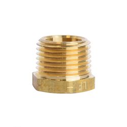 ATC 1/2 in. MPT X 3/8 in. D FPT Brass Hex Bushing