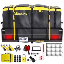Mockins 60x24x14 High Rail Cargo Carrier Set with Lights Cargo Carrier 1 pk
