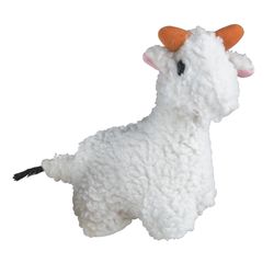 Zanies For Dog Multicolored Fleece Fleecy Friend Llama Squeaky Dog Toy Medium