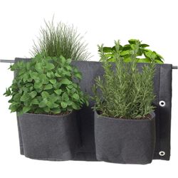 VegTrug Felt Balcony Planter Black