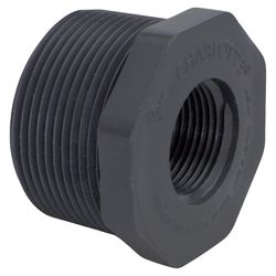 Charlotte Pipe Schedule 80 1-1/4 in. MPT X 3/4 in. D FPT PVC 7-1/16 in. Reducing Bushing 1 pk