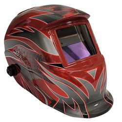 Spring Creek Products Auto-Darkening Variable Shade Auto Darkening Welding Helmet #9-#13 Black/Red 1