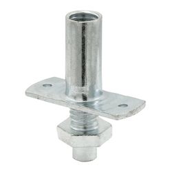 Prime-Line 0.25 in. D X 1.5 in. L Mill Silver Steel Bi-Fold Closet Door Pivot 2 pc