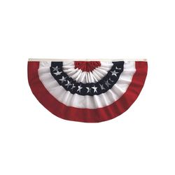 In The Breeze Pleated Flag 18 in. H X 36 in. W