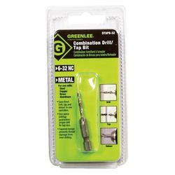 GREENLEE 6-32 Drill and Tap Bit