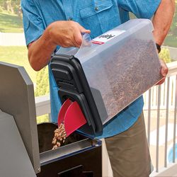 Grill Mark Polypropylene Storage Bin/Lid 20 lb. cap. 19 in. L X 10 in. W 1 pk