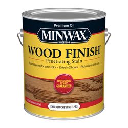 Minwax Wood Finish Semi-Transparent English Chestnut Oil-Based Penetrating Wood Stain 1 gal