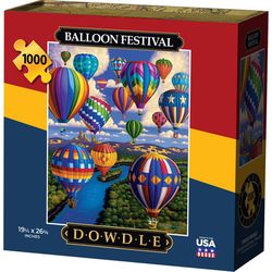 Dowdle Puzzle Balloon Festival Multicolored 1000 pc
