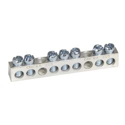 Square D 100/200 amps 120/240 V 1 space 12 circuits Surface Mount Ground Bar Kit