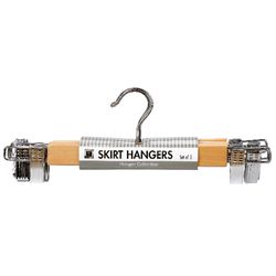 Whitmor 5 in. H X 1 in. W X 13-1/2 in. L Wood White Skirt Hanger 5 pk