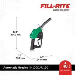 Fill-Rite Aluminum Fuel Nozzle 30 gpm