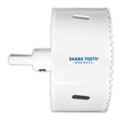 Century Drill & Tool Shark Tooth 4-1/8 in. Bi-Metal 5 in. L X 3/8 in. D One Piece Hole Saw Arbor Inc