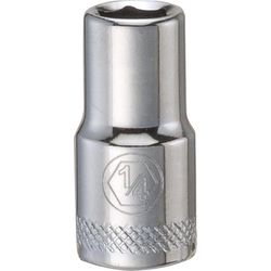 DeWalt 1/4 in. X 1/4 in. drive SAE 6 Point Socket 1 pc