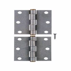 Ace 3 in. L Galvanized Broad Hinge 2 pk