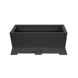 Blue Sky Outdoor Living Peak 38.5 in. W Steel Rectangular Wood Fire Pit