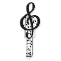 Lucky Line Key Shapes Music House Key Blank Single For Schlage Multicolored