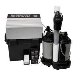 Wayne Basement Guardian 1/2 HP 5,100 gph Cast Iron Reed Switch AC Submersible Backup Sump Pump 8 ft³