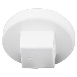 Charlotte Pipe Schedule 40 1-1/2 in. MPT X 1-1/2 in. D MPT PVC Clean-Out Plug 1 pk