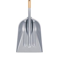 Truper Tru-Tough 62 in. Plastic Scoop Shovel Wood Handle