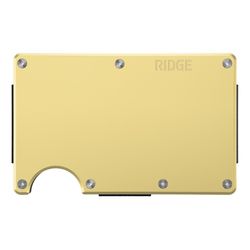 Ridge Small Anodized Aluminum Wallet