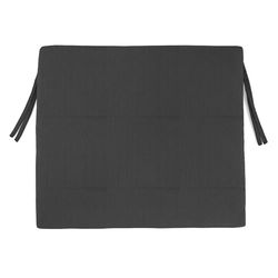 Jordan Manufacturing Charcoal Gray Olefin Seat Pad 2 in. H X 19 in. W X 17 in. L