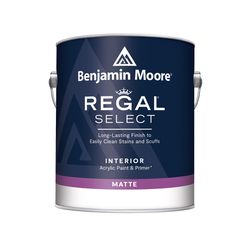 Benjamin Moore Regal Select Matte Base 1 Interior Latex Wall Paint Interior 1 gal