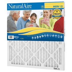 NaturalAire 24 in. W X 24 in. H X 1 in. Synthetic 13 MERV Pleated Air Filter 1 pk