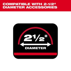 Milwaukee 16 ft. L X 2-1/2 in. D Shop Vac Flexible Vacuum Hose 1 pc