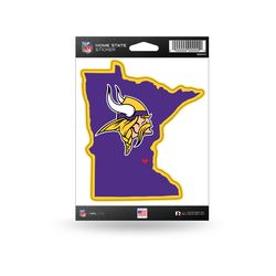 Rico NFL Minnesota Vikings Home State Sticker Vinyl 1 pc