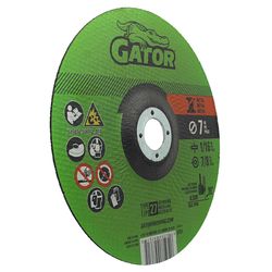 Gator 7 in. D X 7/8 in. X 1/16 in. thick Aluminum Oxide Type 27 Metal Cut-Off Blade 1 pk