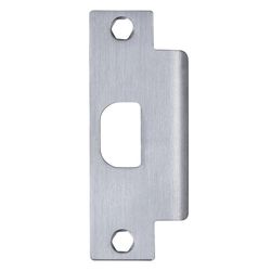 Tell Satin Silver Stainless Steel Strike Plate 1 pk