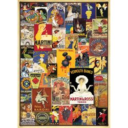 Eurographics Vintage Posters Jigsaw Puzzles Multicolored 1000 pc