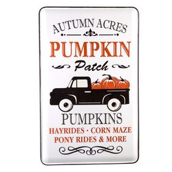 Glitzhome 23.62 in. Enameled Metal Truck Sign Wall Decor