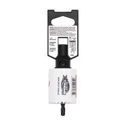Blu-Mol Xtreme 1-5/8 in. Bi-Metal 1/4 in. D Hole Saw Arbor Included
