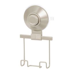 InterDesign Everett Satin Silver Steel Razor Holder