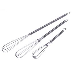 Progressive Prep Solutions Silver Chrome Whisk Set