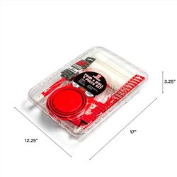 Handy 12.25 in. W X 17 in. L Red/White Nylon/Plastic Painter's Tool Kit