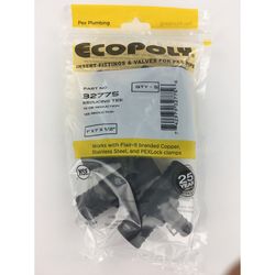 Flair-It Ecopoly 1 in. PEX Barb X 1 in. D PEX Plastic Reducing Tee