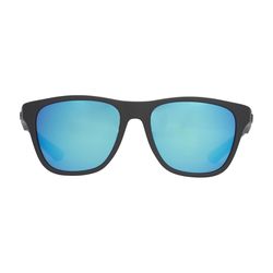 Huk Swivel Sunglasses Unisex Black Frame Blue Lens Polarized