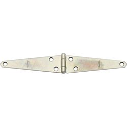 National Hardware 5 in. L Zinc-Plated Light Strap Hinge 2 pk