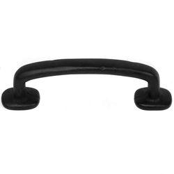 MNG Hardware Riverstone T-Bar Cabinet Pull 8 in. Matte Black 1 pk