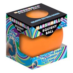 Zorbitz Marshmello Squishy Sparkly Ball 1 pk