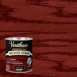 Varathane Premium Semi-Transparent Cabernet Oil-Based Urethane Modified Alkyd Wood Stain 1 qt
