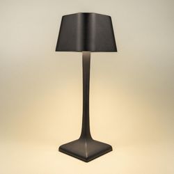 Belair 10.2 in. Matte Black Table Lamp