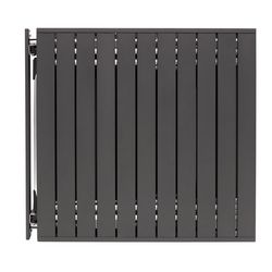 GCI Outdoor Slim-Fold Cook Station Black Rectangular Aluminum Folding Patio Table