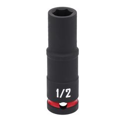 CRAFTSMAN 1/2 in. X 1/2 in. drive SAE 6 Point Deep Impact Socket 1 pc