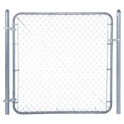 Master Halco 72 in. H X 72 in. L Steel Hardware Walk Gate Silver