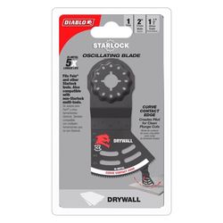 Diablo Starlock 2 in. W Bi-Metal Semi-Circle Oscillating Blade Drywall 1 pk
