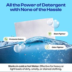 Happy Hour Fresh Scent Laundry Detergent Sheets 60 pk
